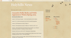 Desktop Screenshot of news.holyhillproductions.com